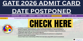 GATE 2026 Admit Card Release Date Postponed; New Date to Be Announced Soon